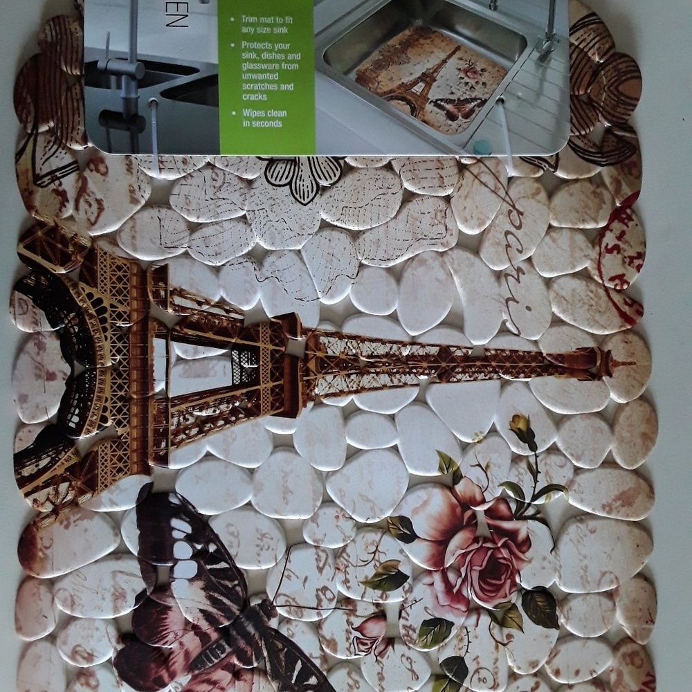 Eiffel tower Sink Mat
